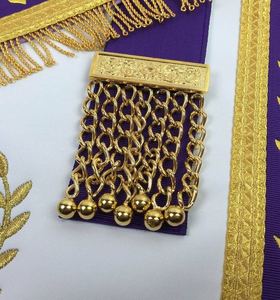Tablier de Maître Maçon de Loge Bleue Brodé, Régalia Maçonnique, Accessoire Cérémoniel pour Francs-Maçons - Product Image 5