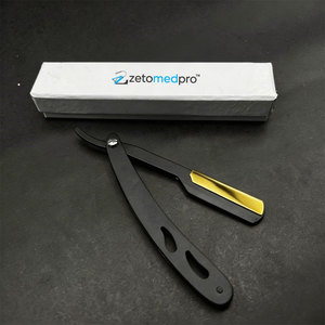 Rasoir à lame unique en acier inoxydable de haute qualité, style turc, pour le rasage du visage et du corps en salon ou à domicile - Product Image 3