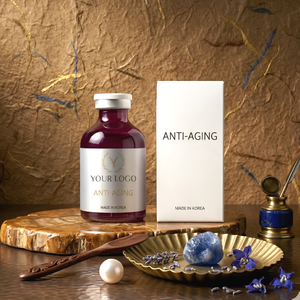 Suero Facial Coreano Antienvejecimiento en Ampolla de 50 ml, OEM, ODM, Marca Privada, PDRN, Vitamina EGF, Ácido Salicílico, Iluminador, Reafirmante - Product Image 5