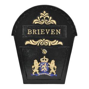 Black Coated Metal Dropbox Mailbox For Home Wall Mount Weatherproof Vintage Letter <b>Box</b> For Christmas Events Decoration For Home - Product Image 6