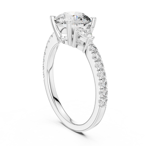 Fine Bridal Jewelry 925 Sterling Silver Moissanite <b>Diamond</b> <b>Ring</b> Wholesale Manufacturer Factory - Product Image 3