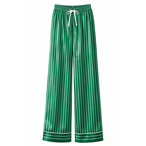 Iota Phi Lambda Sorority Women's Striped Pajama Set Button-Front PJs With Drawstring Pants Comfortable Sleepwear Cozy Loungewear - Product Image 5