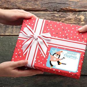 Pegatinas Adhesivas Decorativas de Alta Calidad para el Día de Navidad, Adhesivo Acrílico Termofusible, Impermeable, Logotipo Personalizado, Proveedor Mayorista - Product Image 3