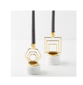 Candelabro de Metal de Lujo con Base Redonda y 4 Brazos, Candelabro Decorativo de Mesa, Candelabro Moderno Dorado para Mesa de Comedor, Sala de Estar - Product Image 5