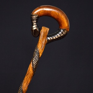 Bâtons de marche, cannes, bâtons en roseau, bâtons en bois sculptés à la main, faits à la main, écologiques, rustiques, décoration d'intérieur, accessoires multifonctionnels - Product Image 6