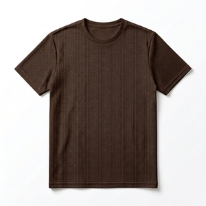T-shirt de luxe pour homme de haute qualité, 100 % coton, épais et uni, broderie personnalisée surdimensionnée pour le fitness - Product Image 3