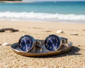 Boutons de manchette pour hommes en gros |   Boutons de manchette en métal personnalisés pour mariage, affaires et tenues formelles, bijoux de mariage en gros - Product Image 3