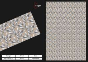 Azulejos vitrificados de grado premium con superficie de azúcar de 300x600 mm, ideales para interiores refinados que buscan un flujo de diseño armonioso y una robustez excepcional. - Product Image 2