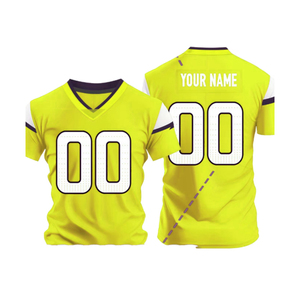 Diseño Único, Camisetas Deportivas de Fútbol Americano Personalizadas y Cómodas para Hombre, Ropa Deportiva Profesional de Fútbol Americano - Product Image 3