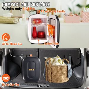 Mini Frigo Portatile AC/DC da 4 Litri/6 Lattine, Silenzioso, Raffreddatore e Riscaldatore per Bevande, Prodotti per la Cura della Pelle e Cosmetici - Product Image 6