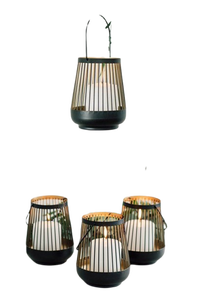Modern <b>Black</b> Iron Candle Stand With Three Holders For Home Decoration - Product Image 4