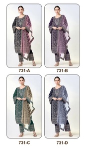 Salwar Kameez pakistanais pour mariage, très demandé, idéal pour les fêtes, disponible au meilleur prix auprès d'un exportateur indien. - Product Image 4