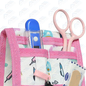 Apto Enterprises Pochette en nylon, sac banane médical, sac banane pour instruments chirurgicaux, sac banane pour infirmière, multi-compartiments - Product Image 3