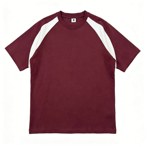 Camiseta de Manga Corta Blanca para Hombre, de Algodón Grueso, Corte Holgado, Color Sólido, Estilo Casual de Verano, con Opciones de Logotipo Personalizado - Product Image 1