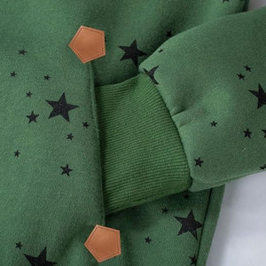 เสื้อฮู้ดผู้หญิงแขนยาวคอสูงพิมพ์ลายเสื้อฮู้ดลำลองแบบสวมมีกระเป๋า - Product Image 5