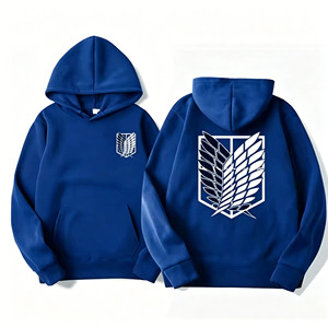 Sudadera con Capucha Attack Titan Survey Corps para Hombre y Mujer, Sudadera con Capucha Transpirable de Forro Polar con Estampado Wings Freedom, Ropa Casual de Invierno con Bolsillo - Product Image 3