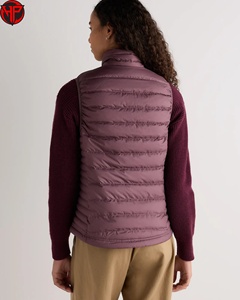 <b>Women</b> Down Alternative Puffer Vest Quilted <b>Sleeveless</b> Gilet Zip Up Stand Collar Warm Layer for Outdoor <b>Womens</b> <b>Sleeveless</b> <b>Jacket</b> - Product Image 5