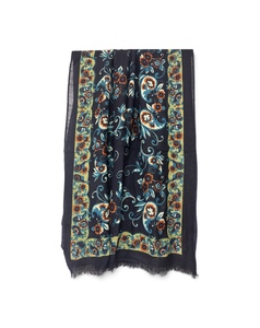 Trendy Print Women’s Black Color <b>Shawl</b> For Casual Wear and Travel On Sale Price From India Exporter <b>Shawl</b> - Product Image 5