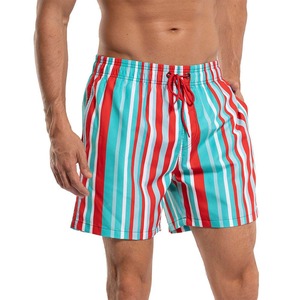 Shorts personnalisés pour hommes à faible MOQ, couleur unie, anti-plis, séchage rapide, style urbain, avec votre propre logo, pour la natation - Product Image 2