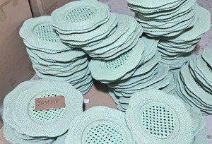 Natural Handmade Vintage Rattan Scalloped Shape Braided Reusable Woven <b>Placemat</b> <b>for</b> Home Dining <b>Table</b> Wedding Restaurant Decor - Product Image 6