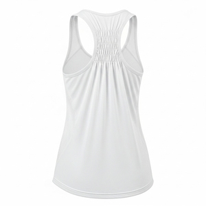 Débardeur de pickleball personnalisé pour femme avec logo, dos nageur, anti-humidité, ajusté, sans manches, vêtement de sport toutes saisons, OEM ODM - Product Image 2