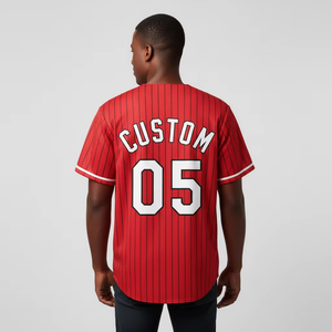 Camiseta de Béisbol Personalizada con Logotipo, Nombre y Número Bordados, Impresión Digital, Transpirable, Antibacteriana, de Secado Rápido, Poliéster, Talla Estadounidense, Calidad - Product Image 6