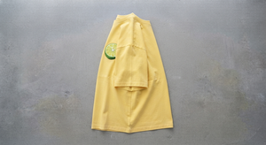 Yellow Men's 100% Cotton Oversized Jersey T-<b>Shirt</b> Crew Neck Short Sleeve <b>Patchwork</b> Pocket Tee Casual Streetwear Summer Top - Product Image 3