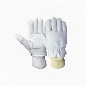 Best Quality Fire Fighter <b>Gloves</b> Cow Split Leather With <b>Moisture</b> Barer Fire Fighter <b>Gloves</b> for Fireman - Product Image 1