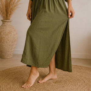 Conjunto de Ropa de Casa para Mujer, Corte Holgado, Poliéster Viscosa, Cómodo, Suave, Transpirable, Certificado OEKOTEX - Product Image 6