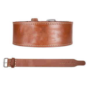 Ceinture de musculation de haute qualité pour le soutien lombaire, en cuir de vachette, personnalisable en usine, pour la musculation et le powerlifting - Product Image 6