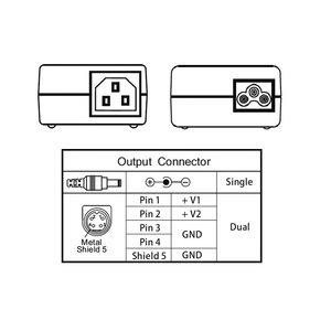 50W 7.2V 6.94A Medical AC <b>DC</b> Power Adapter C6 AC Inlet - Product Image 2