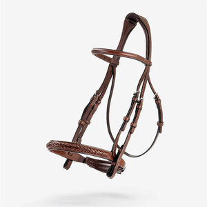 Brida de Cuero Genuino Ligera de Primera Calidad, Brida Ecuestre Profesional de Alta Calidad para Exteriores - Product Image 1