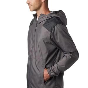 Chaqueta cortavientos con capucha para hombre, diseño personalizado, ligera, con cremallera, informal, para exteriores, para viajes. - Product Image 6