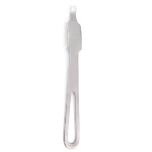 Retractor de Rodilla Manual con Palanca Ósea, Curvo 180 Grados, Punta Cónica de 10.12 Pulgadas, Ancho de 4mm, Instrumento Quirúrgico Hohmann - Product Image 3