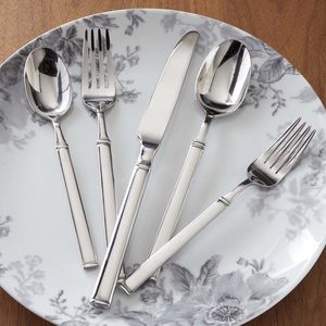 Classic Modern Design Stainless Steel <b>Flatware</b> Set Fork Spoon Knife Dishwasher Safe Lightweight for Home Kitchen Restaurant - Product Image 4