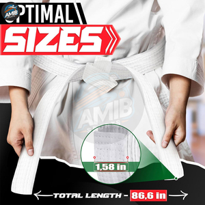 Top Quality New Design <b>Karate</b> Suits Belt Customized Logo Martial Arts Wear <b>Karate</b> Belt For Sale Made In Pakistan - Product Image 2