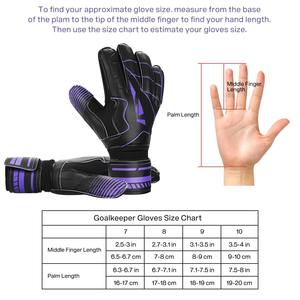 Guantes de Portero Profesionales Transpirables, Ligeros y Resistentes al Viento con Protección para los Dedos y Correa de Muñeca Ajustable - Product Image 3