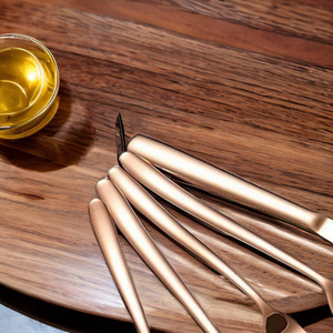 Sustainable Premium Stainless Steel <b>Flatware</b> Set with Mirror Polished Finish Fork Spoon Knife Biodegradable Cutlery At Low Price - Product Image 4