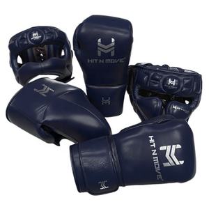 Conjunto de Entrenamiento Profesional de Primera Calidad con Cierre de Cordones, Logotipo Personalizado OEM, Guantes de Piel de Vacuno Genuina - Product Image 5