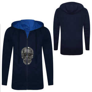 Sweat à capuche décontracté personnalisé en polyester/coton respirant pour homme - Product Image 3