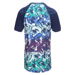 เสื้อยืดผู้ชายลายกาแล็กซี่ แบบซับลิเมชั่น แขนสั้น น้ำหนักเบา ระบายอากาศได้ดี ผ้าฝ้าย 100% ชุดกีฬา รับสั่งทำตามแบบ OEM ODM - Product Image 5