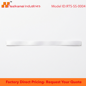 Ruban satin blanc simple face 3 mm en stock – Fournisseur pour cartes de mariage, boîtes à gâteaux, emballage cadeau, couture, artisanat, décoration DIY - Product Image 6