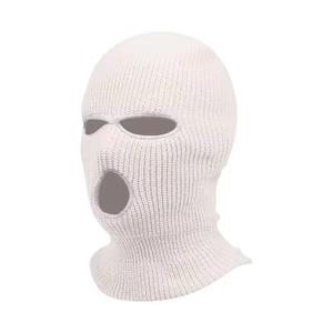 Cagoule de ski personnalisée en gros pour hommes, en polyester, coupe-vent, isolante thermiquement, tricotée à 1 trou, pour le cyclisme et la pêche - Product Image 5
