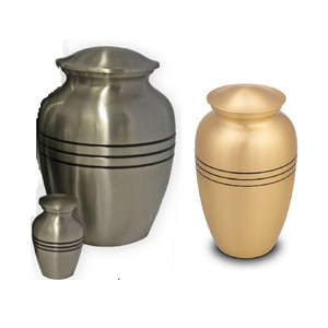 Urne funéraire en métal de qualité supérieure pour cendres humaines, avec joint de protection pour cendres crémées, pour monuments commémoratifs et souvenirs - Product Image 6