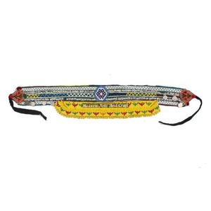 Vintage Belt Belly Dance Bead Afghani Traditional Waist Belt Kuchi Tribal BB071A <b>Old</b> Banjara Real Vintage Handmade Beaded Belts - Product Image 1