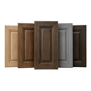 Puertas de Gabinete con Panel Elevado Personalizadas de Fábrica en Vietnam, Puertas de Cocina Modernas de Madera Sólida, Fabricante Mayorista - Product Image 1