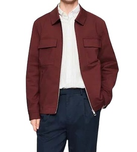 Chaqueta de Trabajo para Hombre de Alta Calidad, Impermeable, Gruesa, Vintage, Transpirable, de Poliéster y Lona, con Cuello Camisero, de Secado Rápido, para Invierno - Product Image 1
