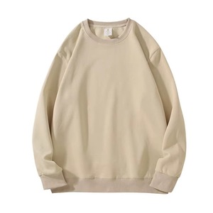 Custom Logo <b>Pink</b> Unisex Crew Neck <b>Sweatshirt</b> Long Sleeve Drop Shoulder Pullover for <b>Men's</b> and Women's Casual Apparel Lines - Product Image 4