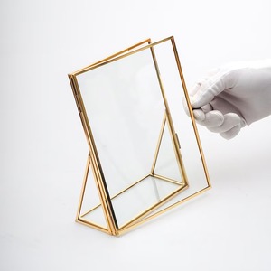 Rectangular Brass Photo <b>Frame</b> <b>With</b> Chain Hanging Vertical for Digital Print Metal Picture <b>Frame</b> Handmade Decor - Product Image 6