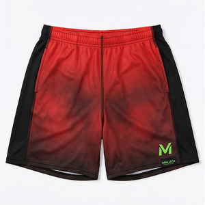 Ensemble d'entraînement de basketball MALUZA personnalisé, respirant, grande taille, débardeur de performance et short de sport - Product Image 4